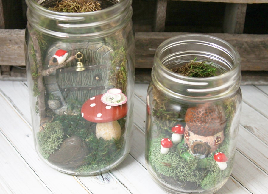 Mason Jar Fairy Garden – Let's DIY It All – With Kritsyn Merkley