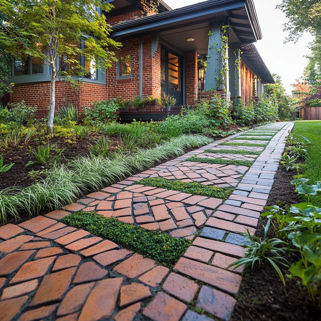 Modern Brick Walkway Ideas That Transform Your Garden Landscape | Fancy House Design