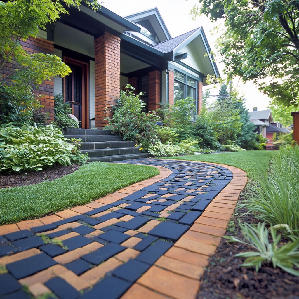 Modern Brick Walkway Ideas That Transform Your Garden Landscape | Fancy House Design