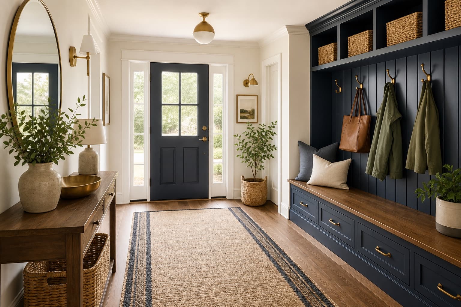 Mudroom Bench Ideas with Storage That Gets Used | HomeNook