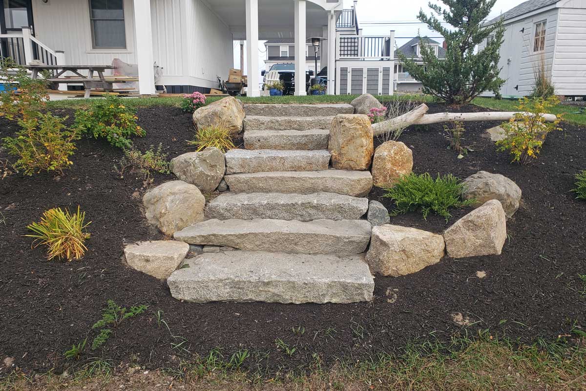 Natural Stone Step Contractor ~ Gogan Landscaping
