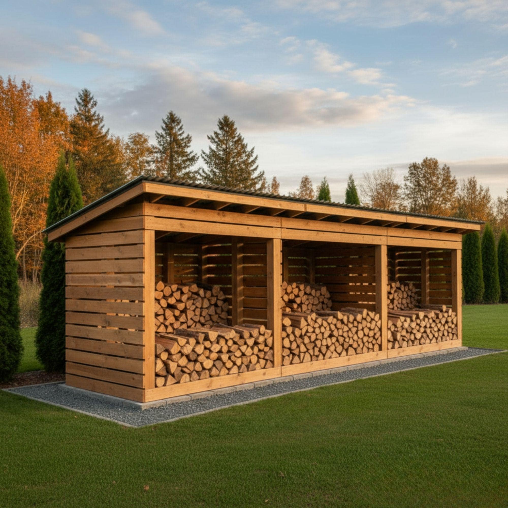 New In Box. Firewood Rack, Log Holder with Roof, Log Storage, Firewood Stand