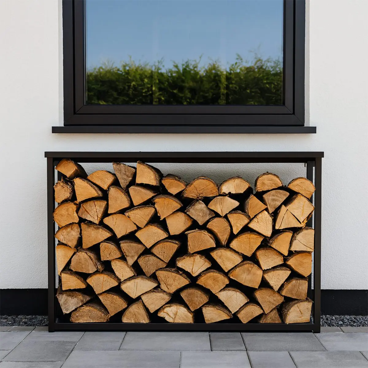 Outdoor Log Storage - Bespoke Aluminium Log Stores