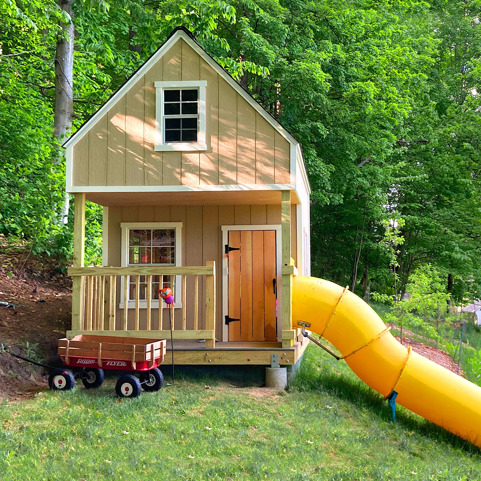 Outdoor Playhouse Diy Backyard Fort Ideas Playground Clubhouse Ideas Build Porch Loft Playhouse Plan Sizes