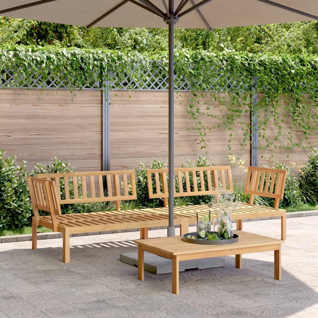 Pallet Corner Garden Furniture Pallet U-Shape Patio Sofa With Coffee Table Easy Pallet Ideas