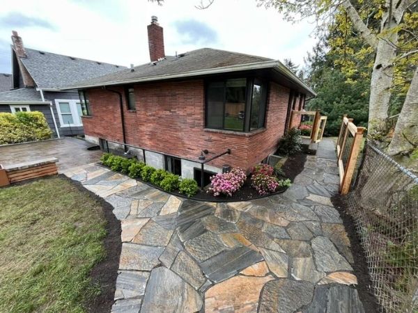 Pathways & Walkways: Concrete, Stepping Stone, Gravel, Wood Paths