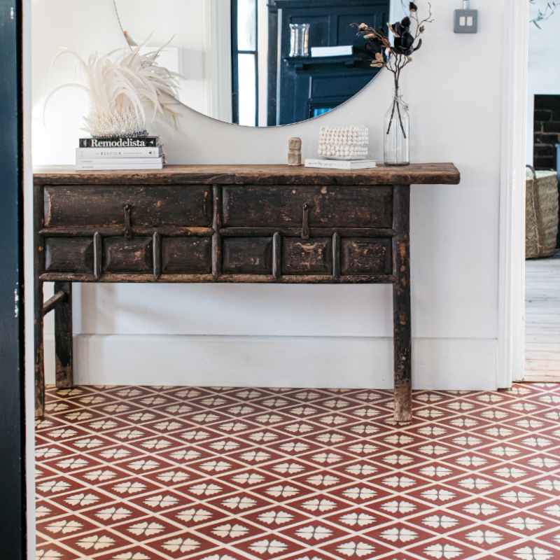 Pattern Warm Terracotta | LVT Flooring Tiles | Harvey Maria