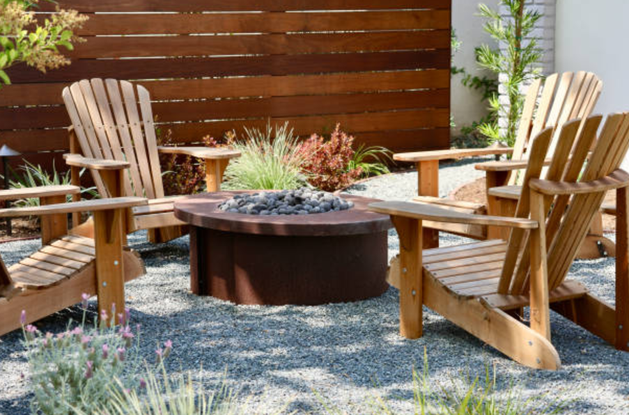 Pea Gravel Patio With Fire Pit How To Build A Backyard Gravel Fire Pit Jenna Sue