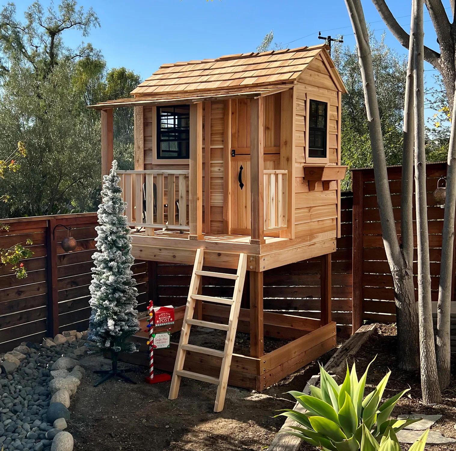 Playhouse Plans Best Outdoor Playhouse For Year Old Little Cedar Sandbox Playhouse: DIY Fun For Families