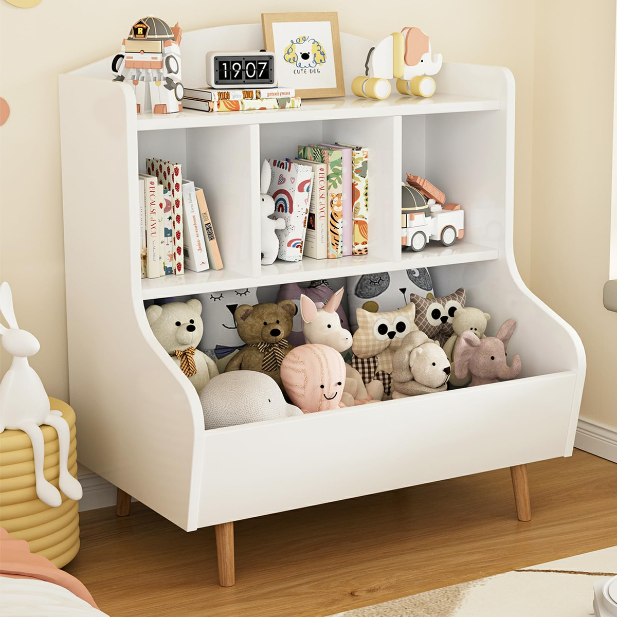 Playroom Storage Ideas Covered Toy Storage Tiers Toy Storage Organizer For Kids Toy Storage Cabinet For Playroom/Kidroom
