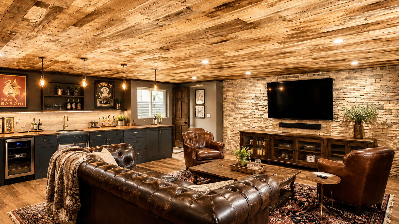 Reclaimed Wood Ceiling Planks | Authentic Barn Wood Ceilings