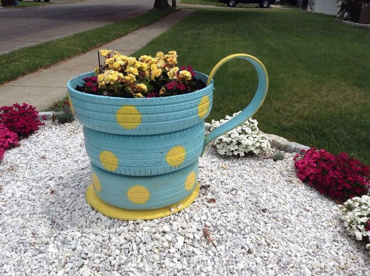 Recycled Tires to Garden Planter | Hometalk