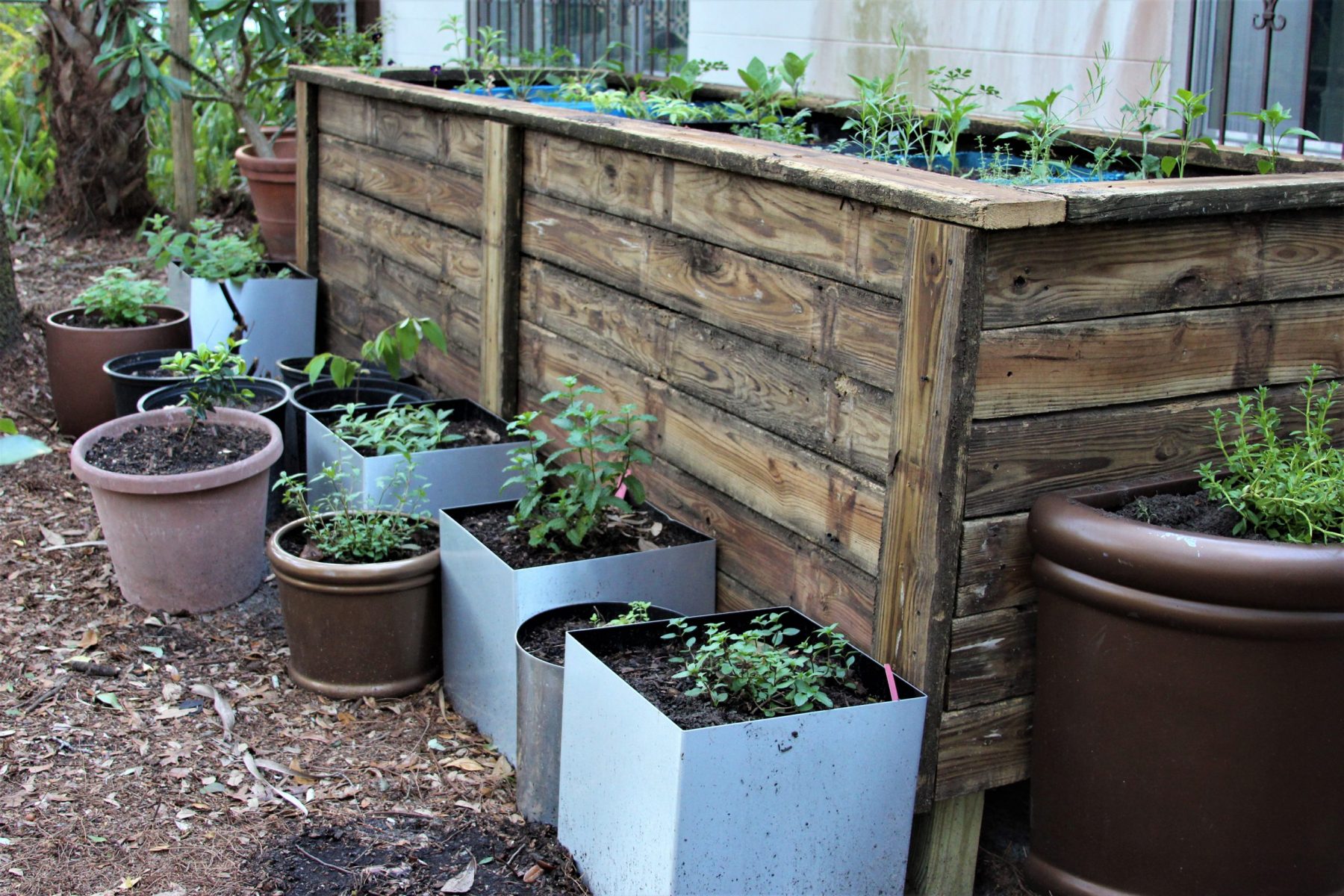 Recycling a Deck into Standing Raised Bed - Countryside