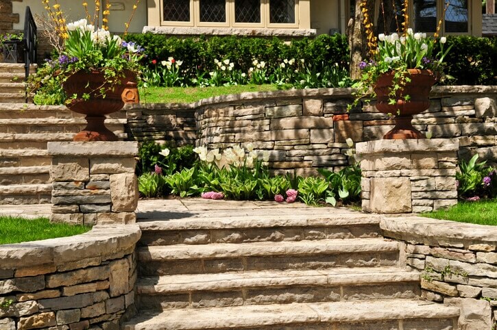 Retaining Wall Ideas For Sloped Backyard | VistaScapes, LLC