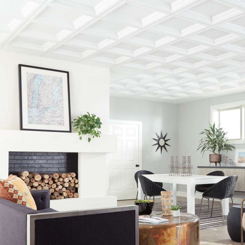 Shop Basement Ceiling Tiles | Ideas For Basement Ceilings | Easy Install – Kanopi by Armstrong