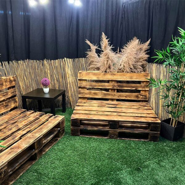 Sofas made from Euro pallets