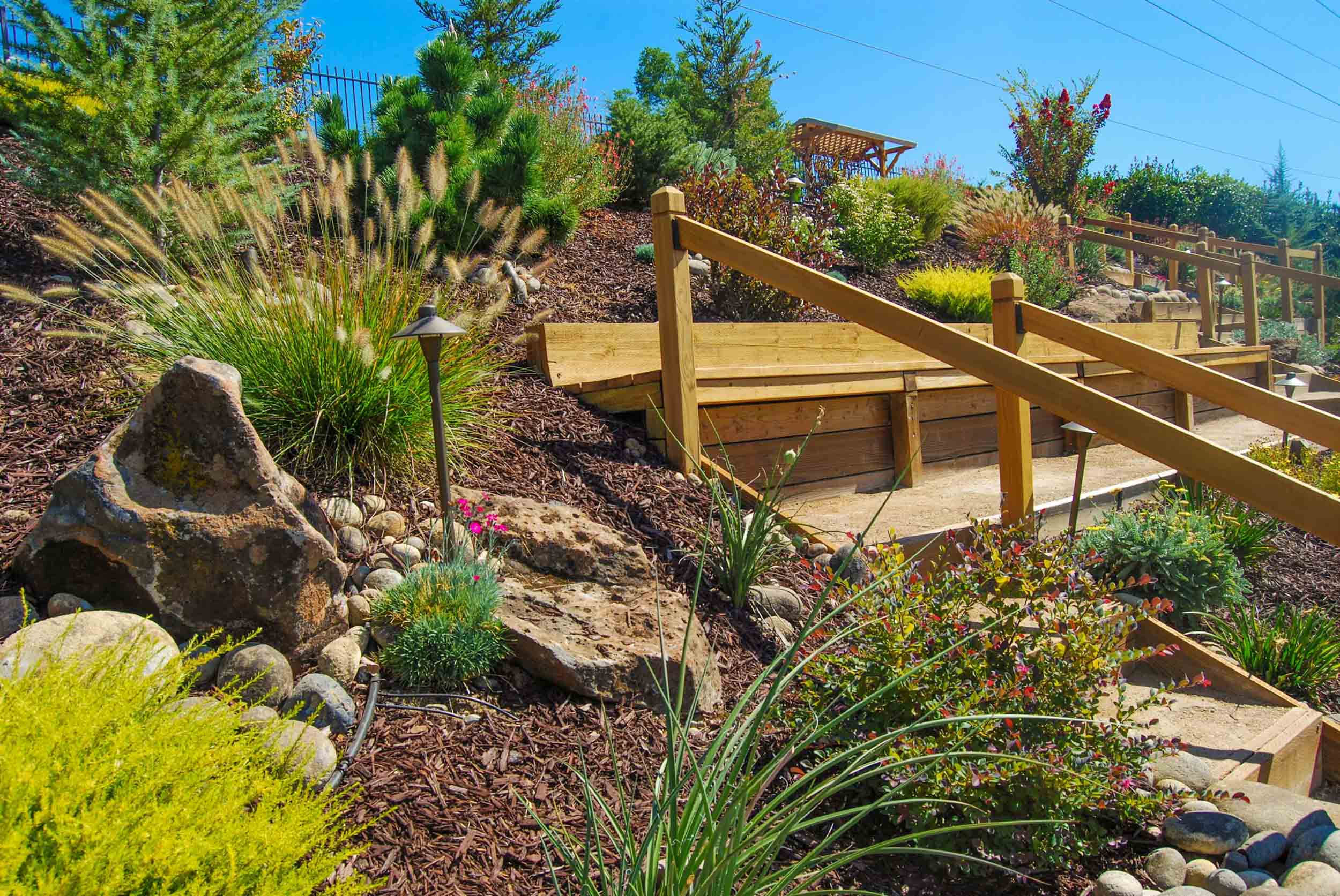 Terraced Backyard Slope – Executive Care Inc