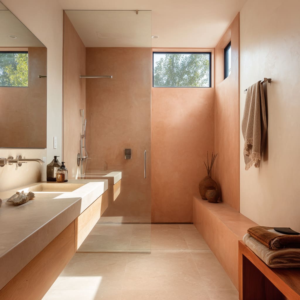 Terracotta Bathroom Inspiration: Modern Ways to Use Clay Tones Today