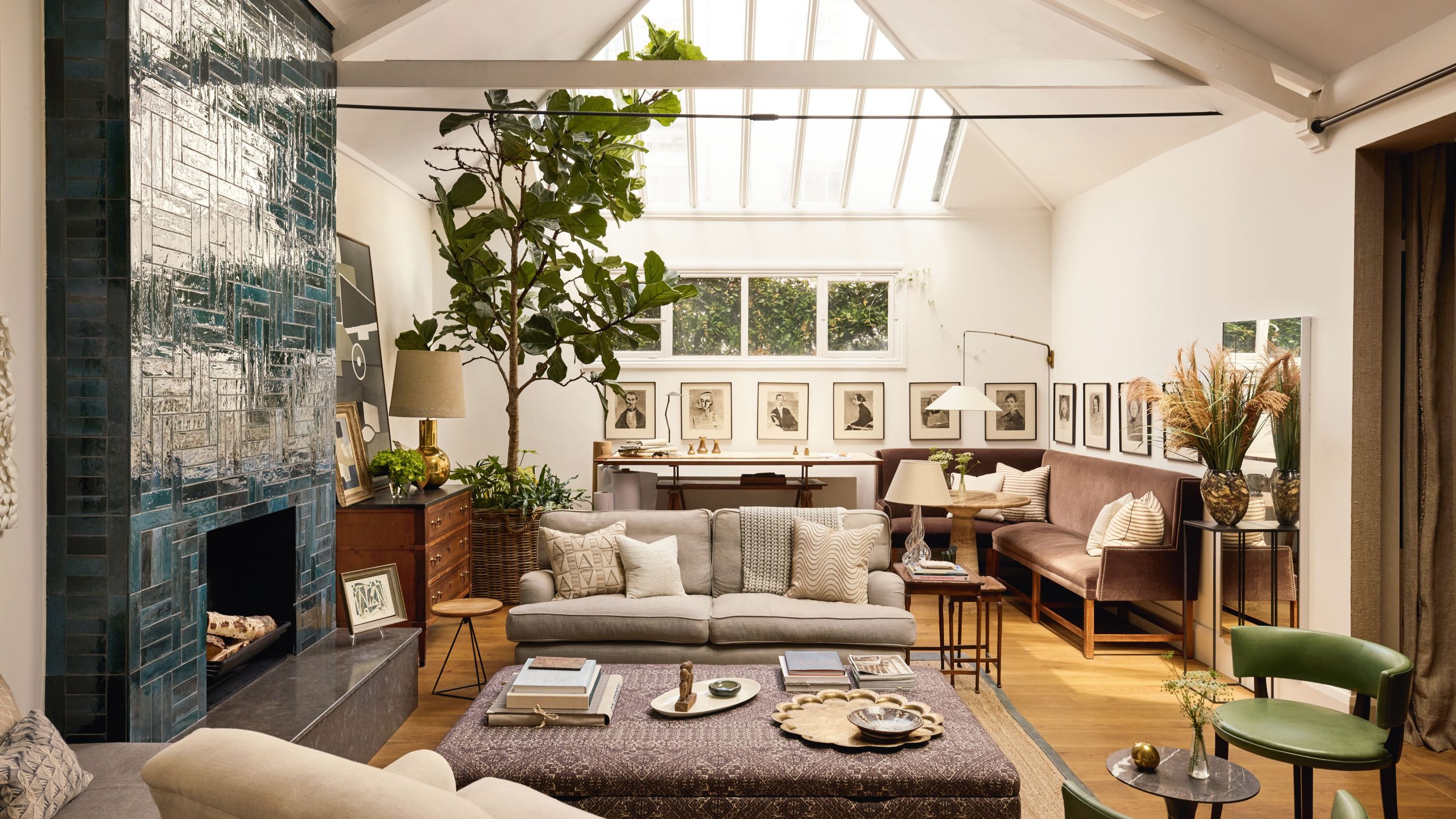 The west London home that was once a pair of awkwardly shaped art studios transformed by a creative couple | House & Garden
