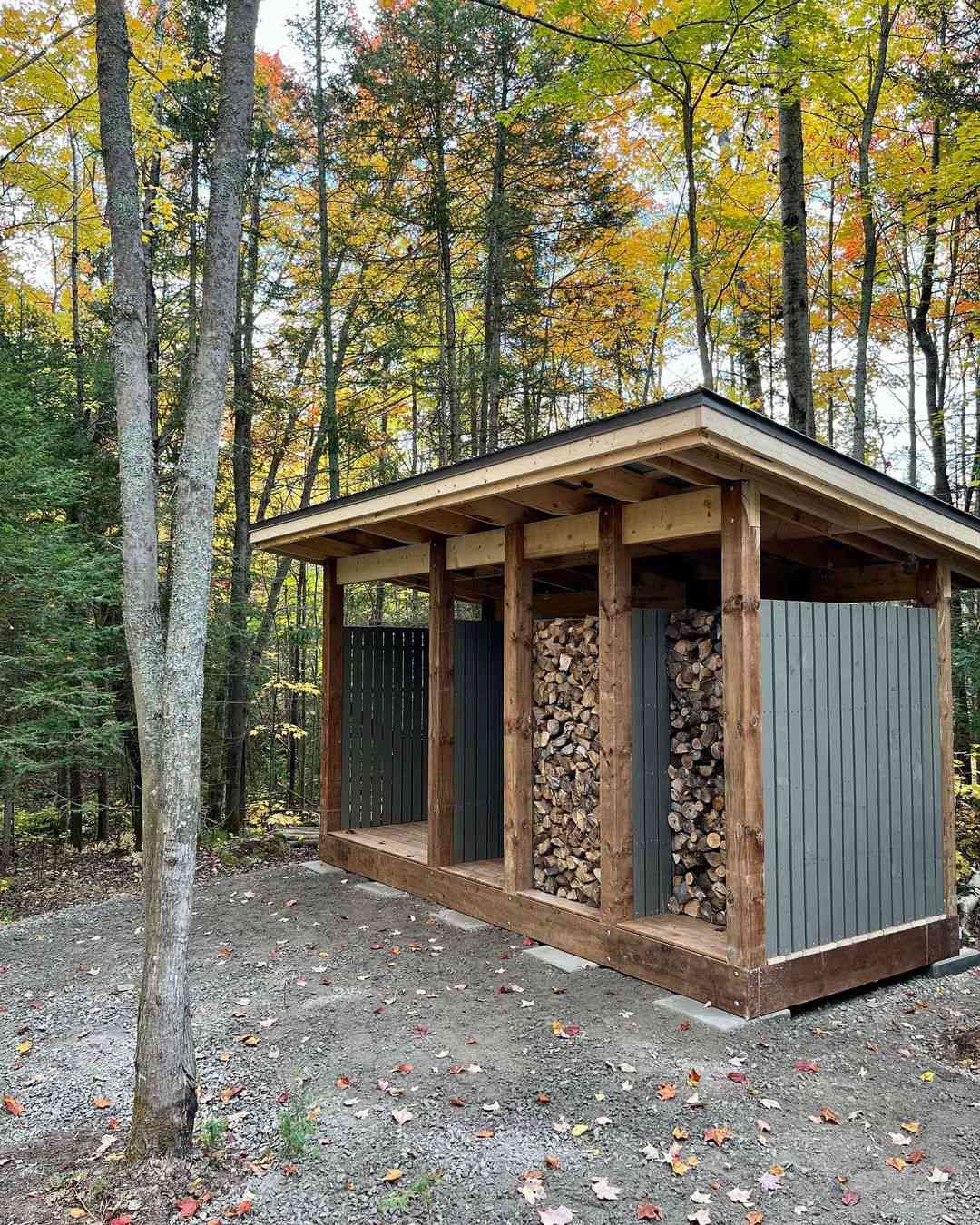These 10 Wood Shed Ideas Will Keep Your Wood Dry All Winter