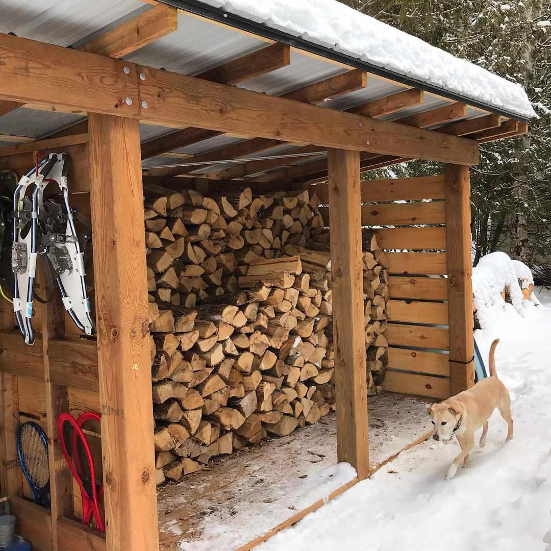 These 10 Wood Shed Ideas Will Keep Your Wood Dry All Winter