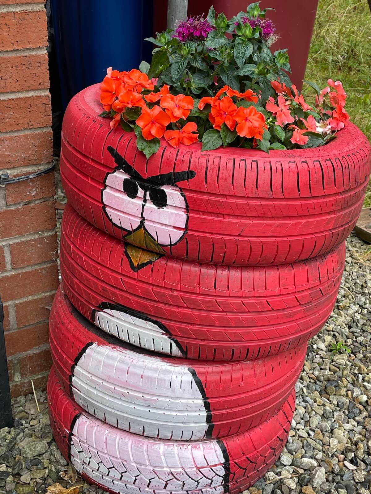 TIRE PLANTER – Rolling with Recycling – Felder Rushing's Blog
