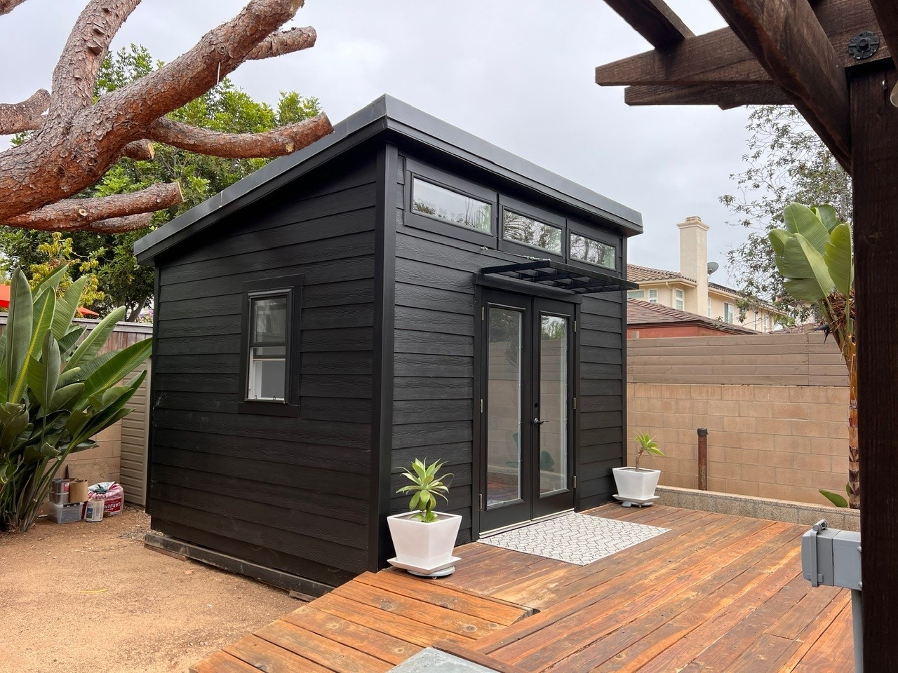 Transforming Your Backyard: A Customer's Stunning 10×12 Modern Studio Shed – iCreatables.com