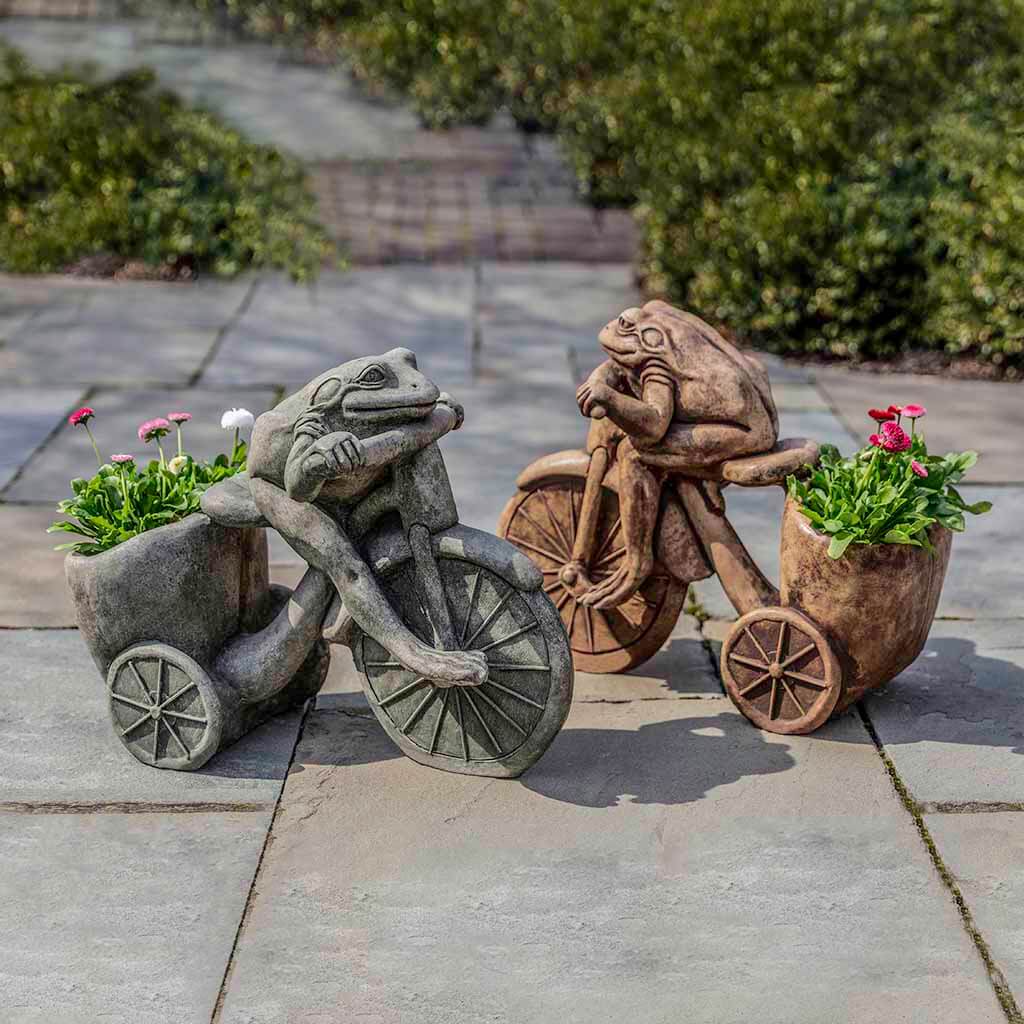 Tricycle Frog Planter | shop-campania