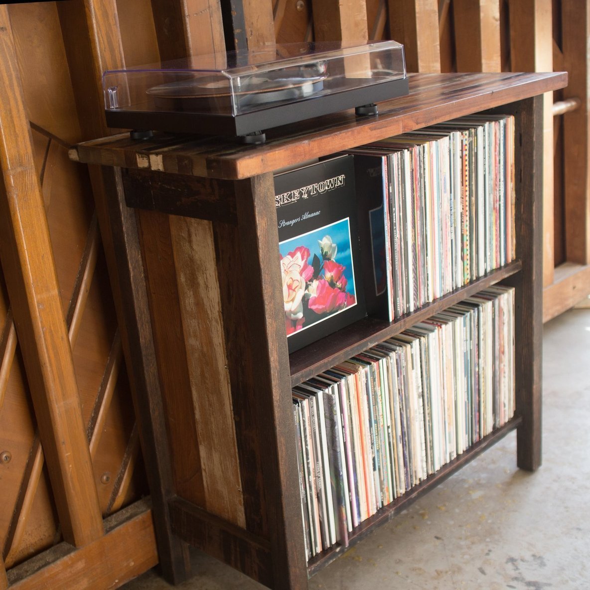 Turntable Stand & Vinyl Record Cabinet – Dennehey Design Co.