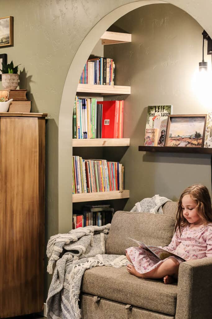 Unused Closet Into Cozy Reading Nook: DIY Tips & Tricks - Making Manzanita