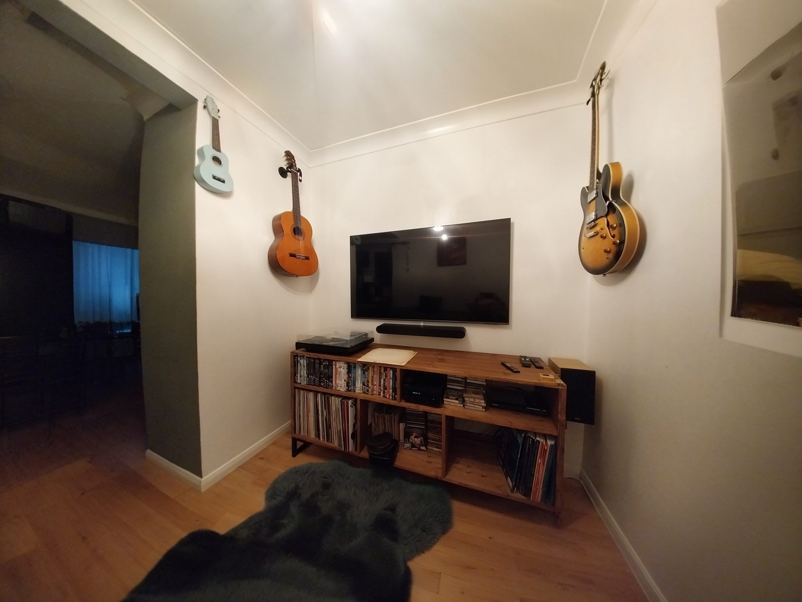 Vinyl Record Storage Cabinet With Amp Shelf | Lagom Studio