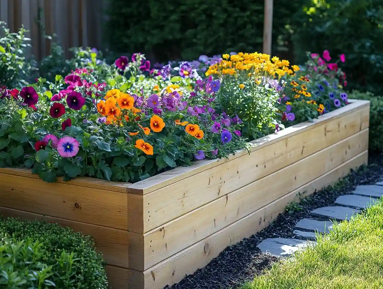 Wake Forest Flower Bed Landscaping - FortSmith Landscaping
