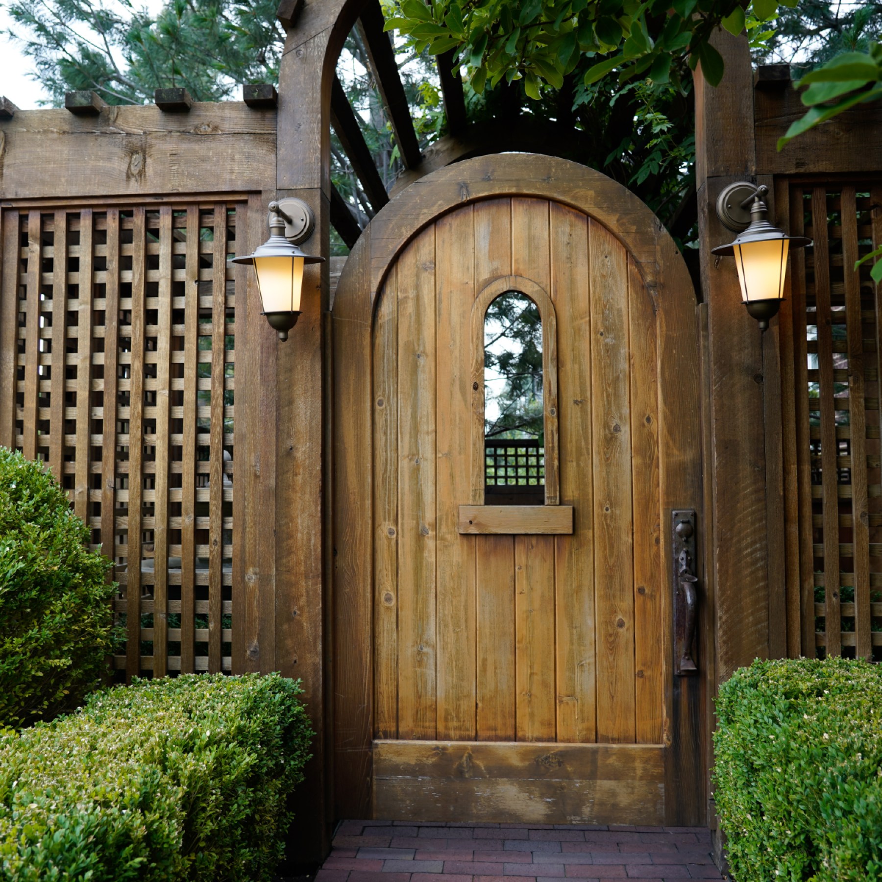 Wooden Garden Gate Timber Front Gate Create A Rustic Gate With Cleft Timber: A DIY Guide
