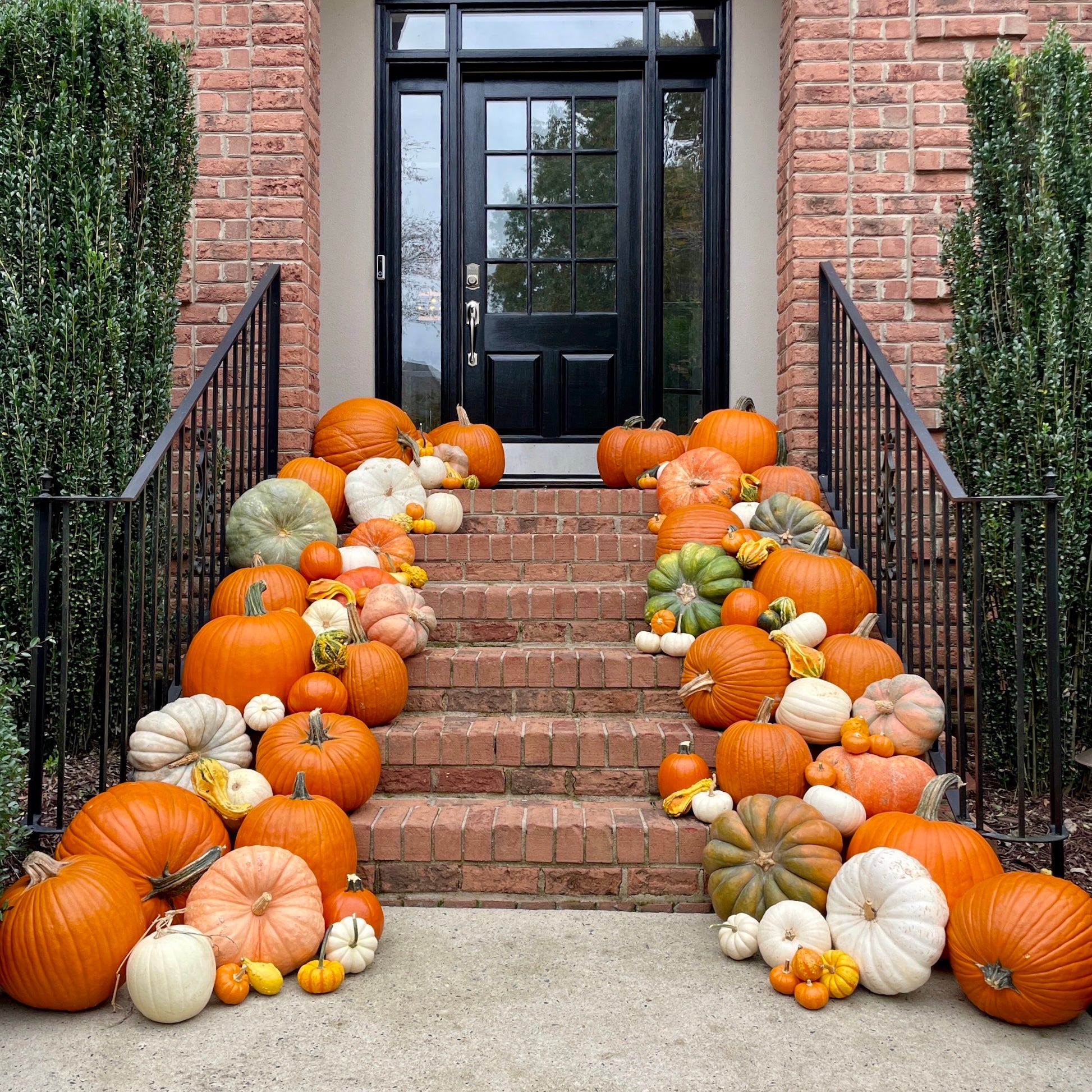 XL Fall Pumpkin Decorating Display for Porch & Outdoor Decor