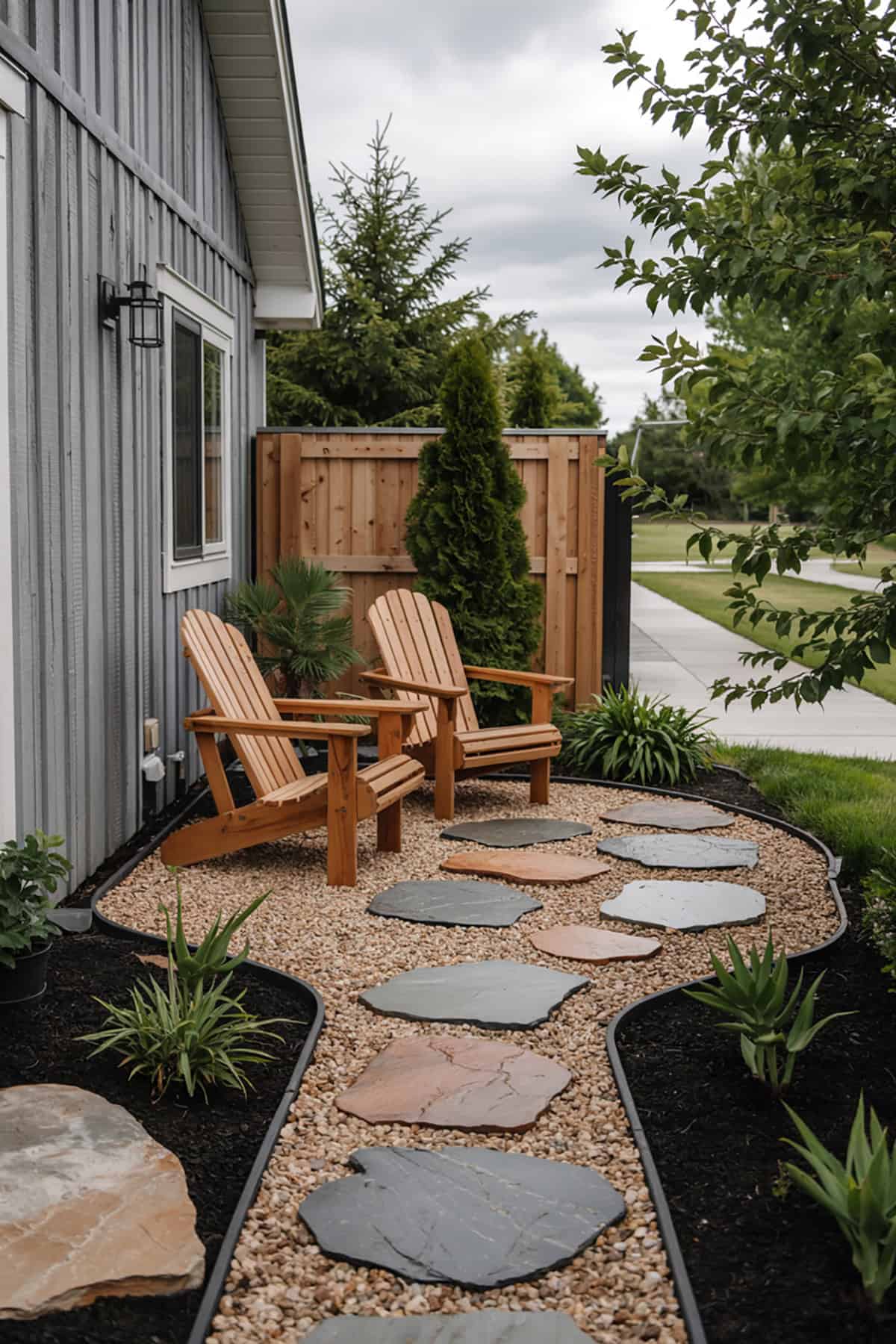 Yard Landscaping Ideas Gravel Low Cost Genius Pea Gravel Landscaping Ideas Low-Maintenance Backyard, Paths, Patios