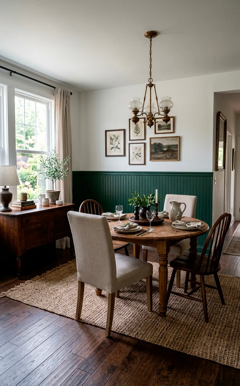 10 Elegant Wainscoting and Wall Molding Ideas to Elevate Your Dining Room - SpaceOfMuse