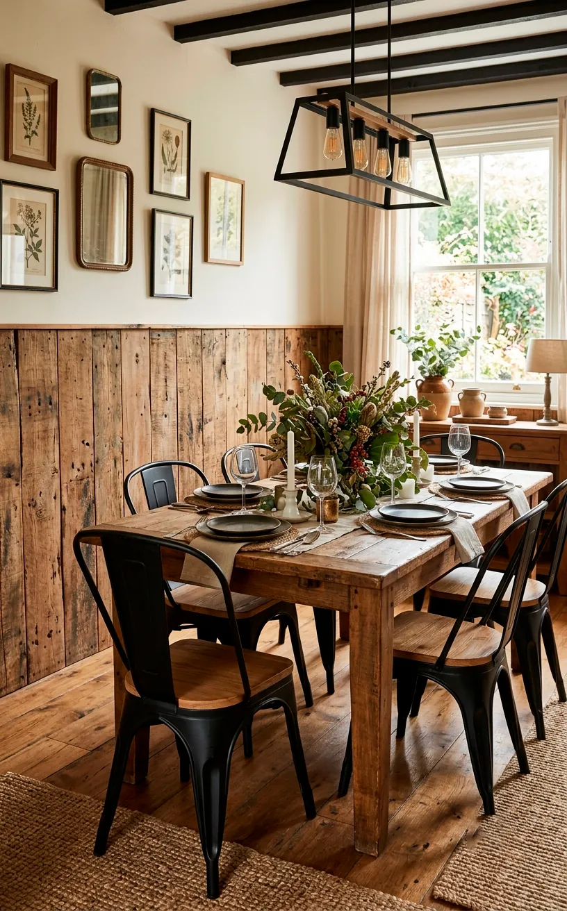 10 Elegant Wainscoting and Wall Molding Ideas to Elevate Your Dining Room - SpaceOfMuse