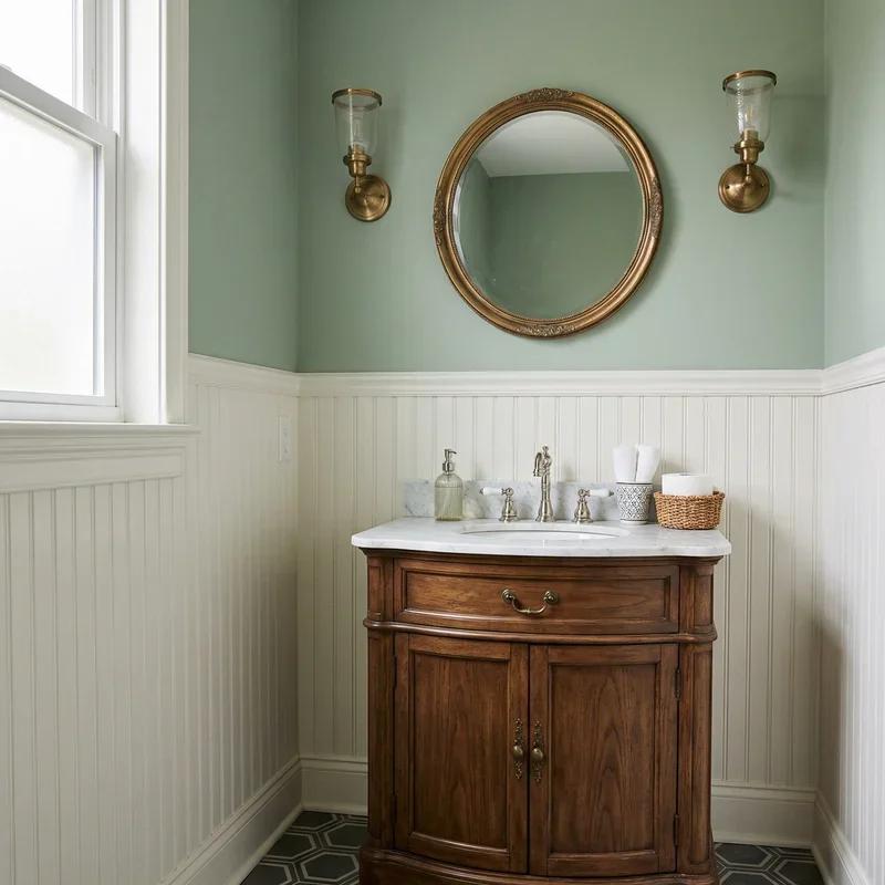 15 Powder Room Wainscoting Ideas for Elegant Walls