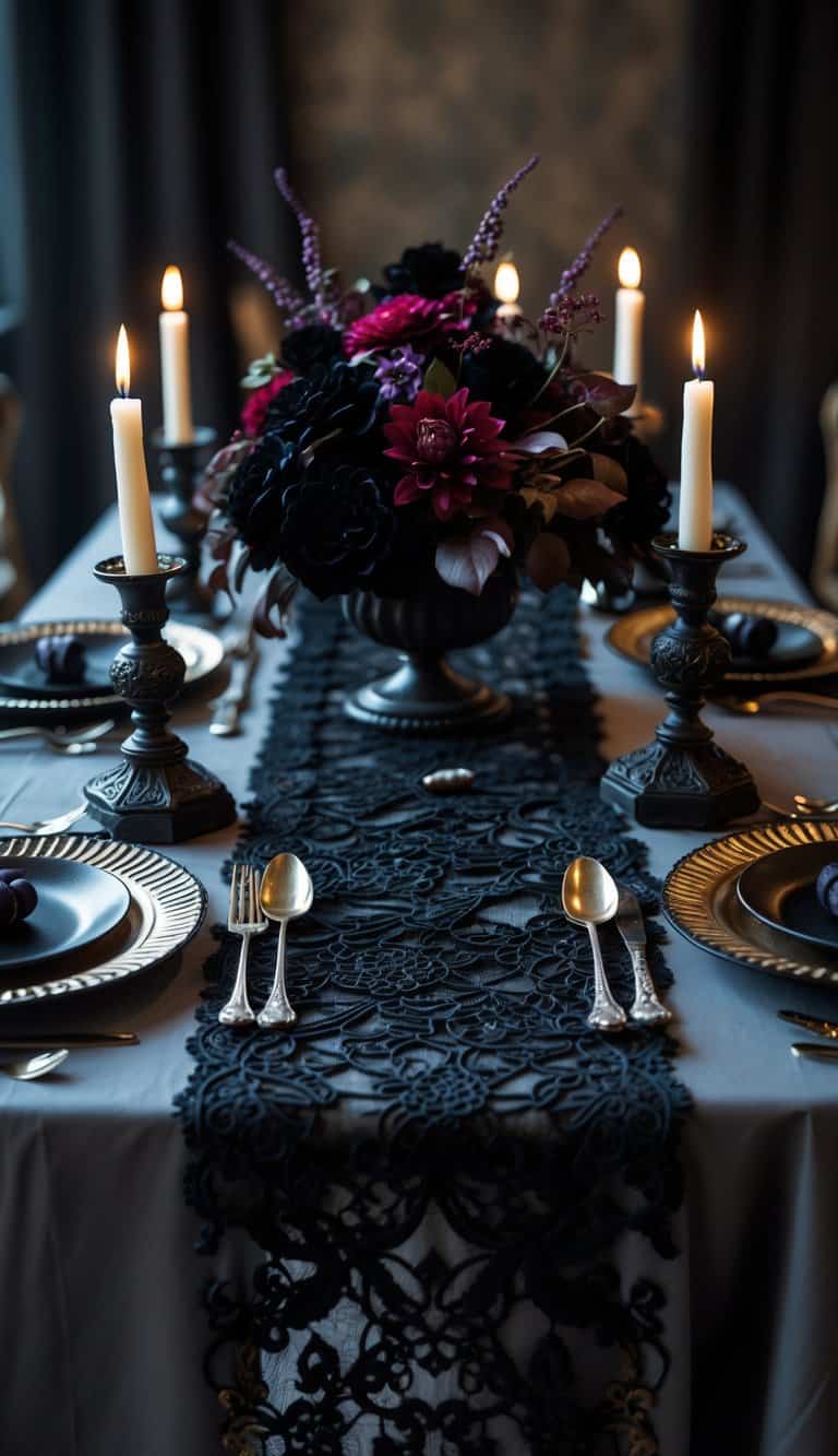 22 Gothic Tablescape Ideas for a Spooky Yet Stylish Setting