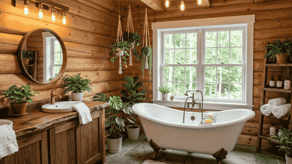 23 Cozy Cabin Bathroom Ideas for a Rustic Retreat - Minimal And Modern