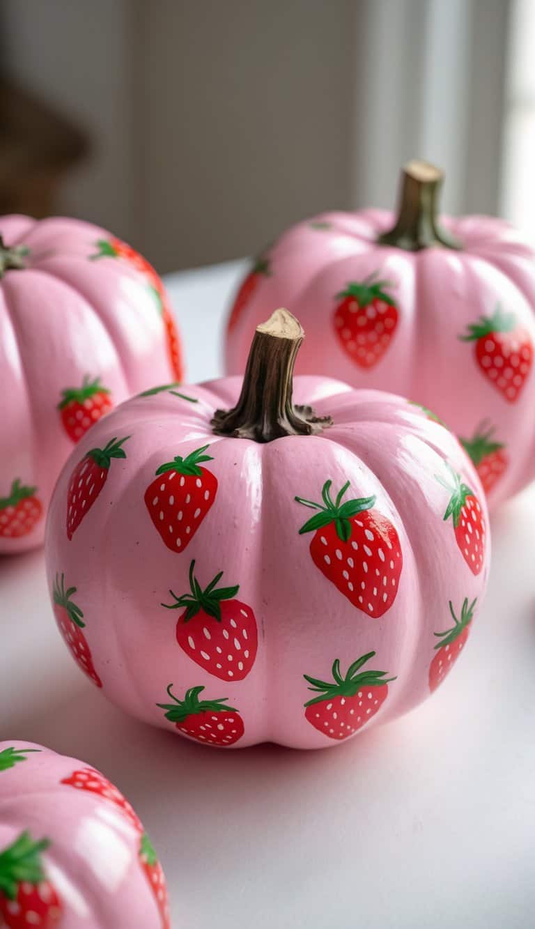 23 Girly Painted Pumpkin Ideas for Stylish Fall Decorating - The Melrose Family