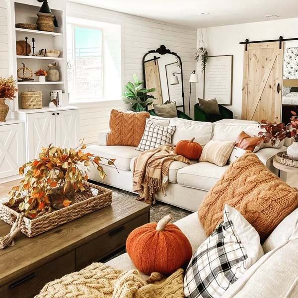 25 Cozy Fall Living Room Decor Ideas to Embrace Autumn Indoors - Decor Home Original