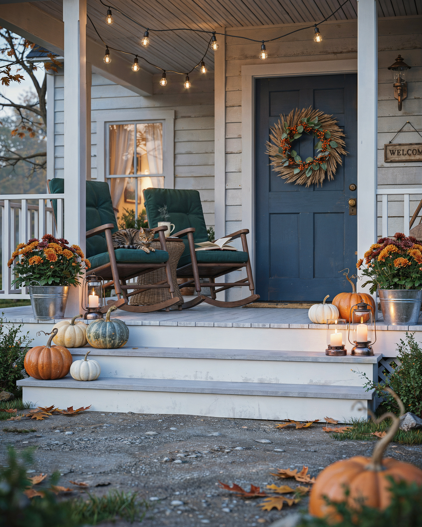 25 Farmhouse Fall Porch Ideas Full of Autumn Charm to Make Your Home Look Cozy and Inviting | DIY Garden