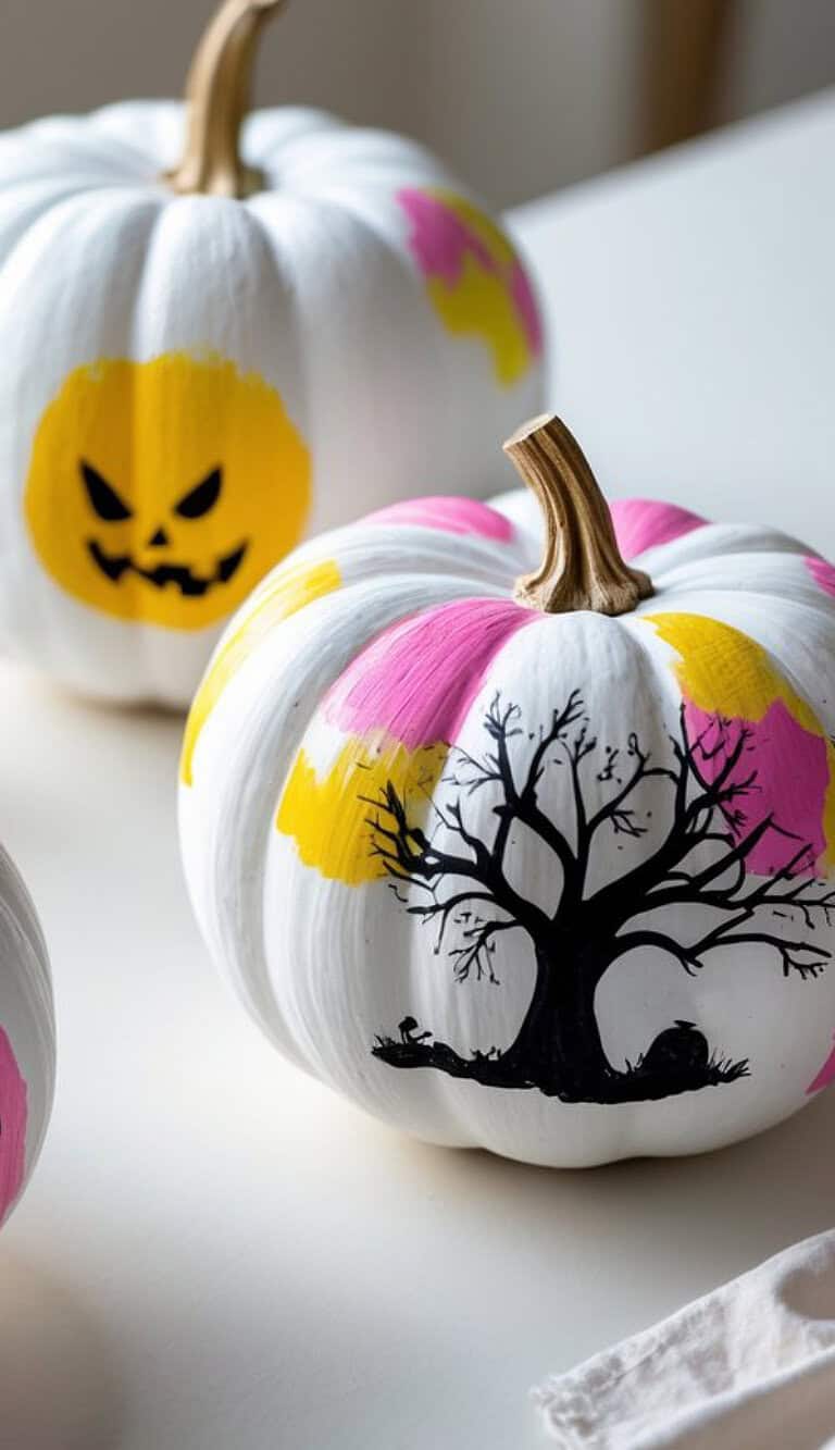 27 White Painted Pumpkin Ideas for Chic & Creative Seasonal Decor - The Melrose Family