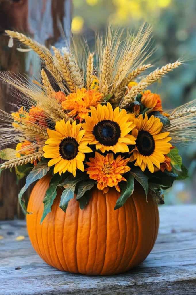 31 Gorgeous Pumpkin Flower Arrangements to Try This Fall