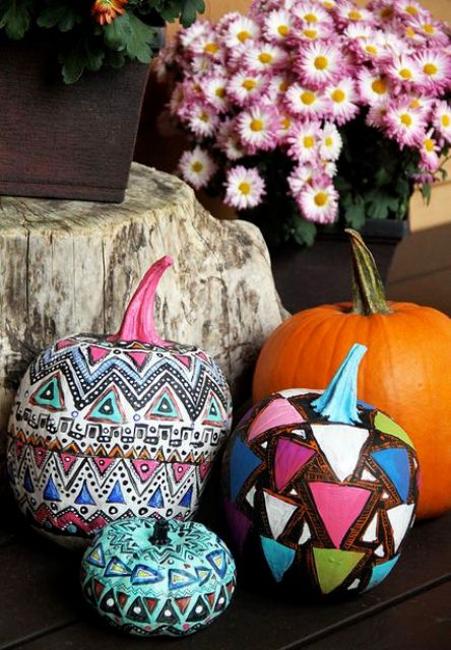 50 Painting Ideas Giving Character to Pumpkins, Fabulous Handmade Fall Decorations