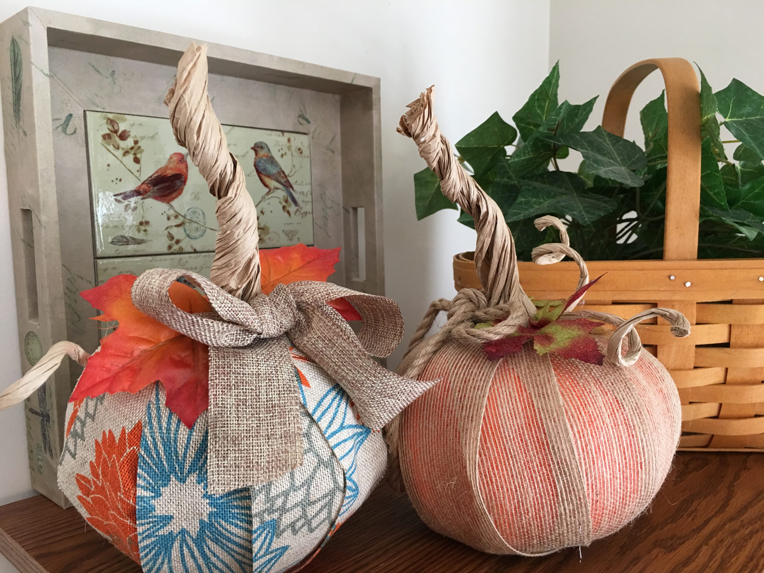 Add a Natural Twist to Your Fall and Thanksgiving Decor with Easy DIY Burlap and Raffia Pumpkins – Gnome Decor