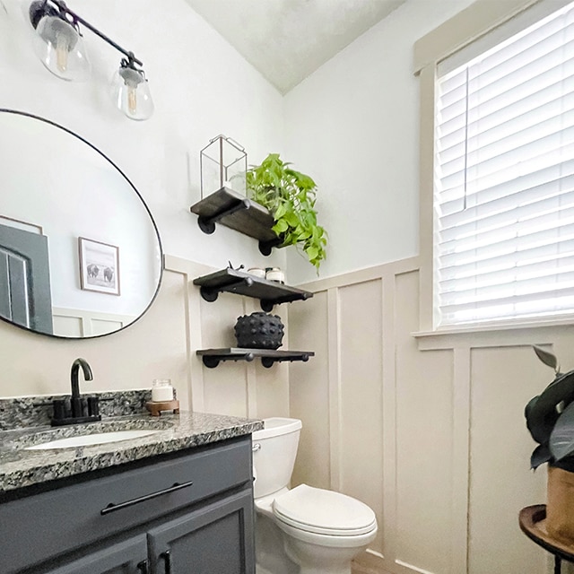 Beige Beadboard Bathroom Paint 23 Wainscoting Ideas That Add Character To Every Room Benjamin Moore