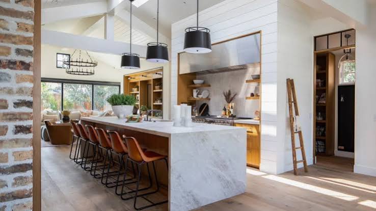 Contemporary Kitchen and Dining Room With Rustic Flair | HGTV
