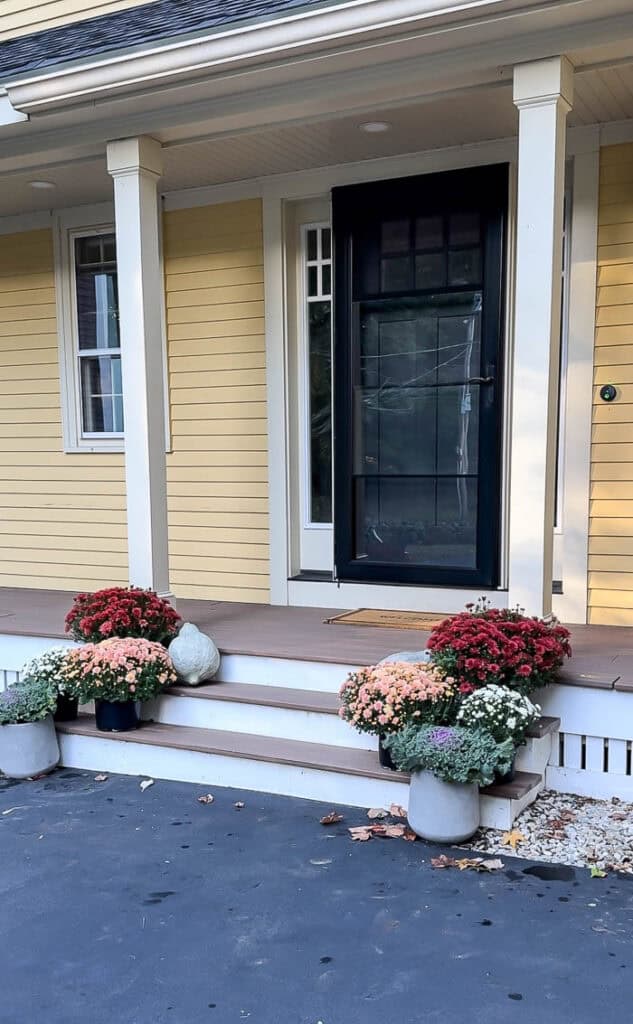 Decorating our Front Steps for Fall - Rooms For Rent blog